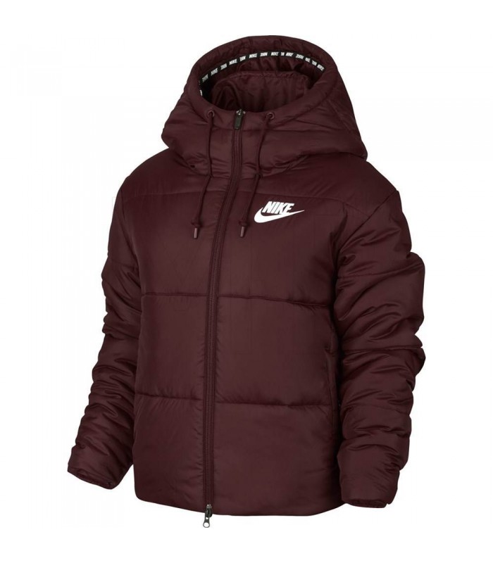 nike women's sportswear synthetic fill puffer jacket size xl black